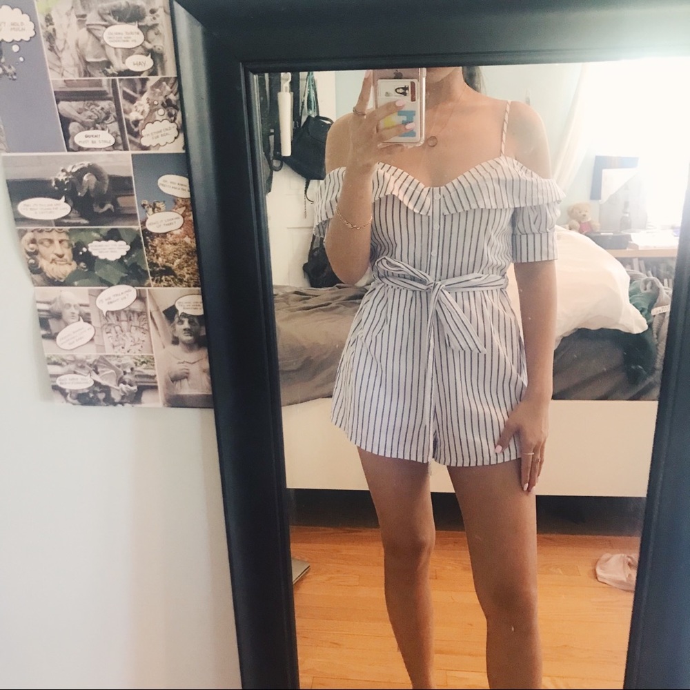 STRIPED ROMPER - Picture 2 of 2